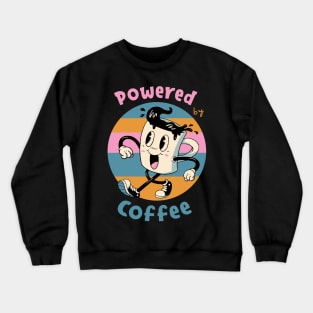 Powered by Coffee Crewneck Sweatshirt